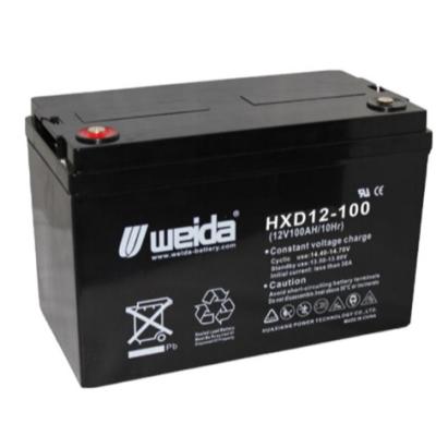 China Home Appliances Wholesale 12V100ah Energy Storage Battery HXD12-100 Deep Cycle Lead Acid Batteries for sale