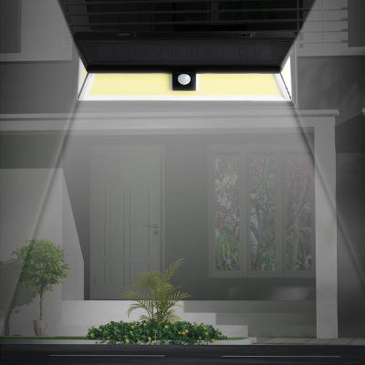 China Solar Garden Wall Lamp COB Human Body Induction Lighting Small Street Light for sale