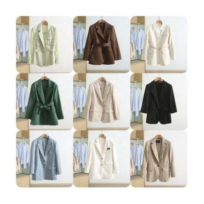 China Anti-wrinkle Hot Sale Women Woolen Double Breasted Winter Jacket Belted Cashmere Clothes Fur Collar Ladies Trench Wool Coats for sale