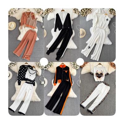 China Anti-pilling Autumn new style women lounge wear sets 2pcs two piece set modest two piece set women clothing fall 2023 for sale