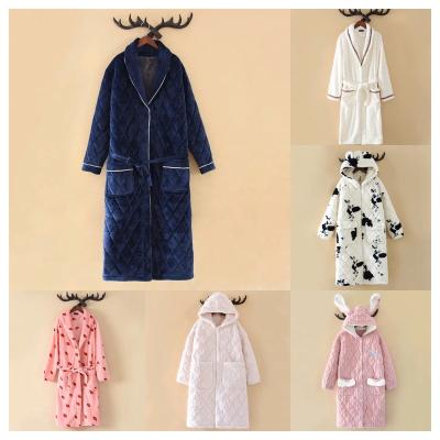 China Thermal Women's pajamas Winter Christmas warmth Wool soft pajamas Long sleeved waistband Long pants Girls' pajamas for sale