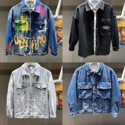 China QUICK DRY wholesale High Quality Mens Cotton jeans Jacket custom Mens denim Jacket for men for sale