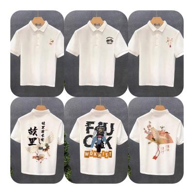 China QUICK DRY High quality mixed size printed embroidered logo Polo shirt 100% cotton sports golf men's Polo shirt for sale