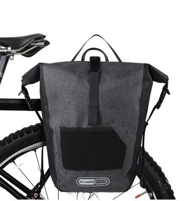 China Waterproof Bike Pannier Bag Saddle Pouch Recycling Storage Stretches Rear Seat Expandable Bicycle Large Bike Panniers Bag for sale