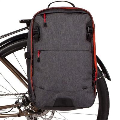 China Bike Pannier Bag 2 in 1 Bike Pannier Backpack Office Laptop Mountain Bicycle Travel Recycling Bag for sale