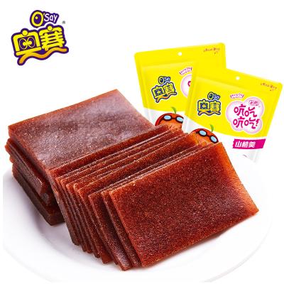 China Dried hawthorn soft pieces and sweet fruit product healthy Chinese snacks for sale