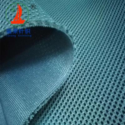 China Sustainable Recycled RPET Eco Circle Spacer Air Mesh Fabric for sale