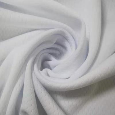 China Tear-Resistant Dye Sublimation White Polyester Mesh Fabric for sale