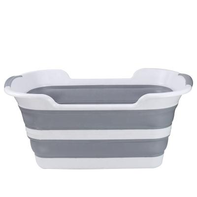 China Sustainable hot sale fold up large collapsible pp wash vegetables floding sink basin for sale