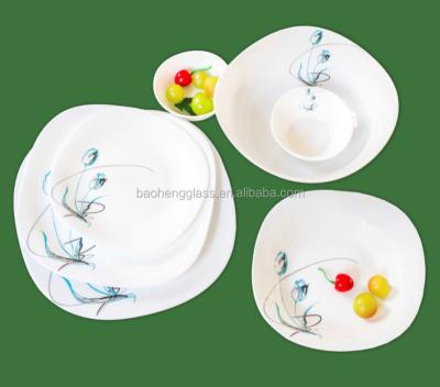 China Viable 26pcs dinner set 01 sets/glass dinner set for sale