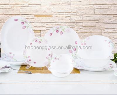 China Viable 26pcs dinner set 04 sets/glassware opal dinner set for sale