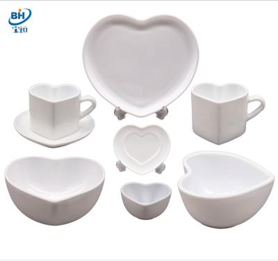 China Newest Viable Heart Design Loving Design Opal Kitchenware Series Hot Selling Luxury Glassware for sale