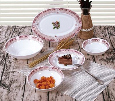 China 20pcs Disposable Opal Glass Tableware for sale