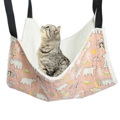 China Viable Popular Window Cat Hammock Swing Bed Cute Design Cat Bed Hammock for sale