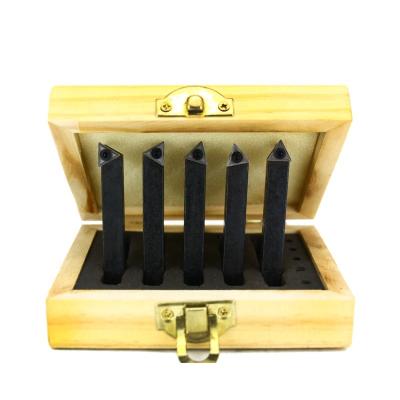 China Internal External Turning Inserts Turn Machine Cutting Tools Set 6mm*5pcs 1/4 Inch Cutting Tool Holder 5pcs Set 6mm External Internal Turning Tool Kits for sale