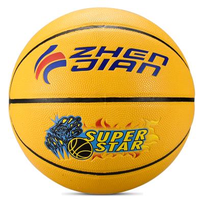 China Hot Selling Size 7 Eco-friendly PU Customized Basketball Training Basketball for sale