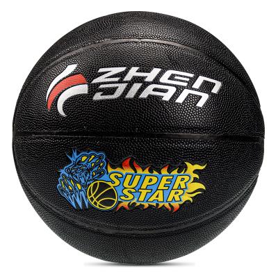 China Customized Size 7 Leather Eco-friendly Synthetic Basketball Ball Basketball Training Ball for sale