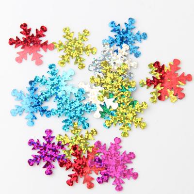 China PVC Party Snowflake Sequin Party Decorations for sale