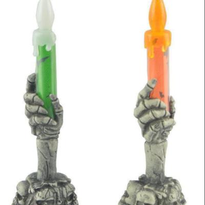 China Plastic + Electronic Components Halloween Atmosphere Props Ghost Hands Candles Hand Lantern for sale