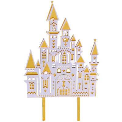 China New Castle Acrylic Cake Topper for sale