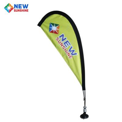 China Waterproof Custom Portable Wholesale Small Mini Teardrop Flags for sale