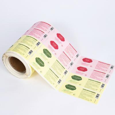 China Custom Waterproof Manufacturers Private Label Printing Logo Adhesive Roll Labels Stickers for Packaging for sale