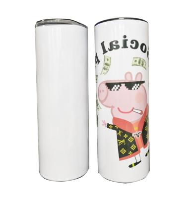 China Viable Milk Cup Stainless Steel Vacuum Insulated Thermos Flask Cartoon Printing Kids Sublimation Tumblers for sale