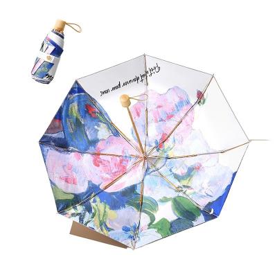 China OEM After-Sales Support Cheapest Colorful Fully Automatic Digital Printing Umbrella Special Customized 3 Fold Umbrella for sale