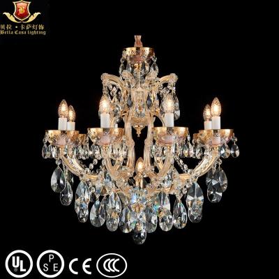 China Maria Theresa Wedding Hotsale Large Candelabros Modern Hotel Pendant Light Crystal Chandelier Light Maria Theresa For Foyer for sale