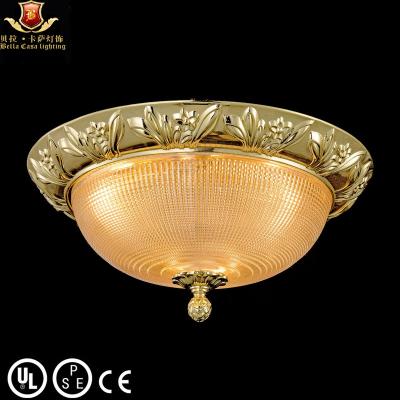 China 2023 Wholesale Modern Exquisite Workmanship Creative Gold Brass Ceiling Lamp for sale