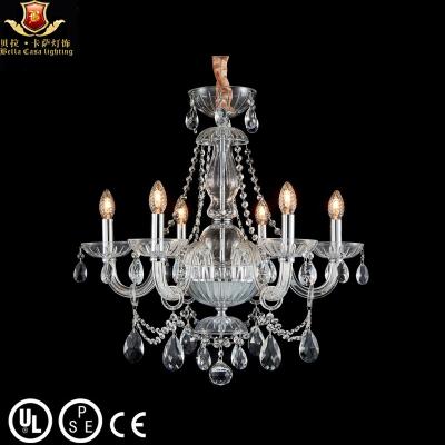 China 2023 Modern Vintage Crystal Chandelier Light For Hotel Wedding Lighting Classic Glass Hanging Decor for sale