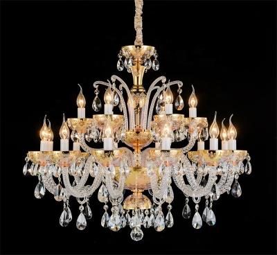 China 2023 Custom Modern Home Large Ceiling Lamp Decorative Glass Crystal Chandelier Lighting for sale