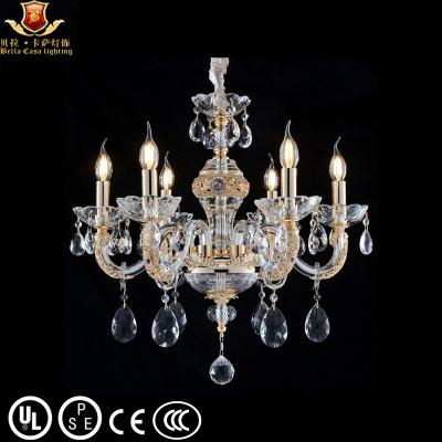 China Modern Ring Chandelier For Living Room Pendant Light 18w Led Copper Bright Acrylic Lamp Decorative Lighting Style Packing Modern Flux for sale