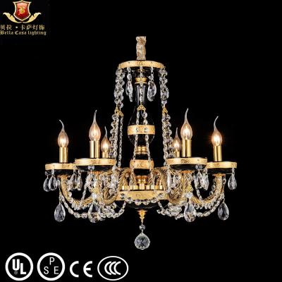 China Modern Pendant Lights Led Chandelier K9 Crystal Modern Ceiling Luxury Circle Home Gold for sale