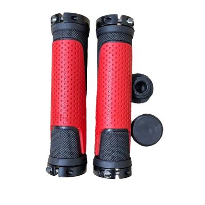 China Mountain bikes handlebar grip, with alloy ring, good quality for sale