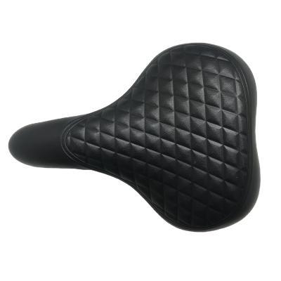 China Durable Best Quality Leather Bike Fender Seat Bicycle Accessories Cycle Saddle for sale