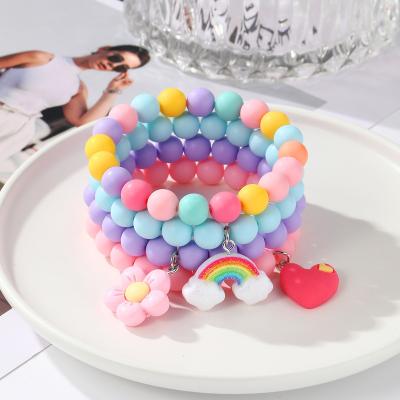 China High Quallity Instagram Bracelet set new fashion Rainbow Ladies bracelet Boho beaded bracelet for sale