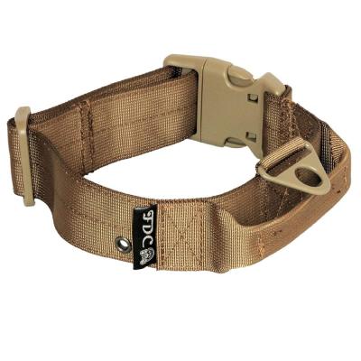 China 2019 Amazon DETACHED Hot Selling High Quality Quick Tactical Military Dog Collar With Handle for sale