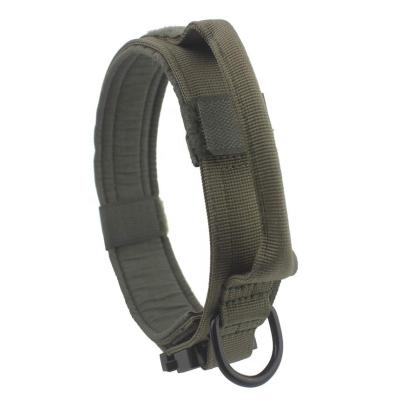 China Army Military DETACHED Heavy Duty Dog Collars Tactical Pet Trainer Training Collars for sale