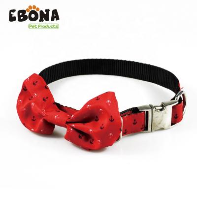 China DETACHED Adjustable Female With Metal Lock Hook Brand Logo Custom Dog Collar for sale