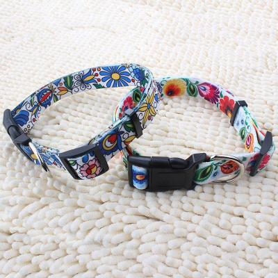 China Personalized Custom DETACHED Heat Transfer Printing Dog Collar for sale