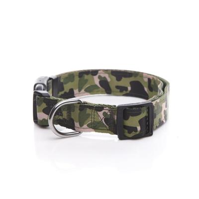 China DETACHED PET Supply Custom Printing Light Polyester Dog Collar With O-ring for sale