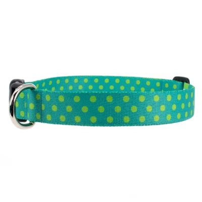 China Dot Pattern Dog Collar in DETACHED Adjustable Nylon, Customizable Pattern Dog Collar for sale