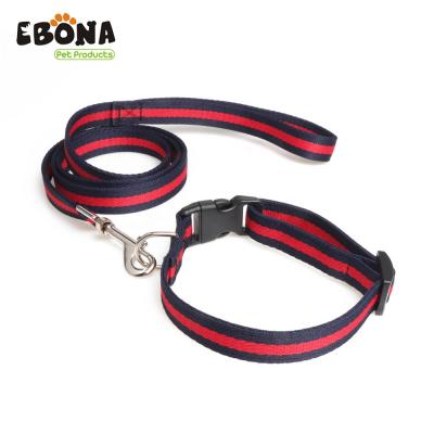 China Ebona DETACHED retail nylon dog leash and collar set, wholesale dog leash in stock for sale