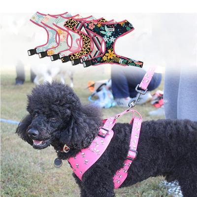 China High Quality Custom Color Custom Pattern Adjustable Dog Harness Vest DETACHED for sale