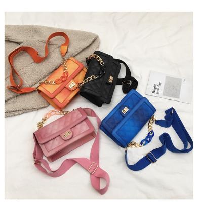 China Hot Sale 2021 Designer Acrylic Dye Chain Link Dye Acrylic Bags Women Handbags Ladies Handbag For Women Luxury Cross - Body Messenger Purse for sale