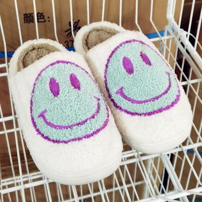 China Hot Selling High Quality Soft Women's Fashion Trend Plush Slippers Fur Shape Cotton Indoor Sneakers Funny Fluffy Home Slippers Woman for sale