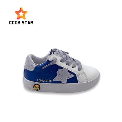 China OEM ODM Customized Round Kids Shoes Boys Wholesale Breathable Toddler Girl Shoes Casual Style Kid Shoes Rubber Sole Leather Sport for sale