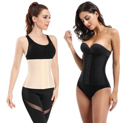 China Latex Waist Trainer Korset Sport Girdle Underbust Cincher Hourglass Antibacterial Body Shaper For Women for sale