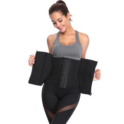 China Viable Women Zip Waist Trainer XS To 6XL Body Shapewear Neoprene Waist Shaper With 6 Steel Bone #611 for sale